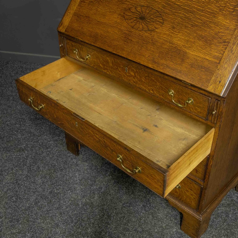 Georgian Oak Bureau View XII