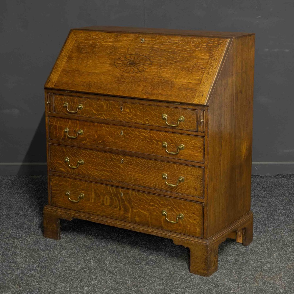 Georgian Oak Bureau View XIII
