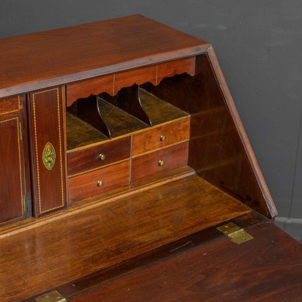 Georgian Mahogany Bureau View III