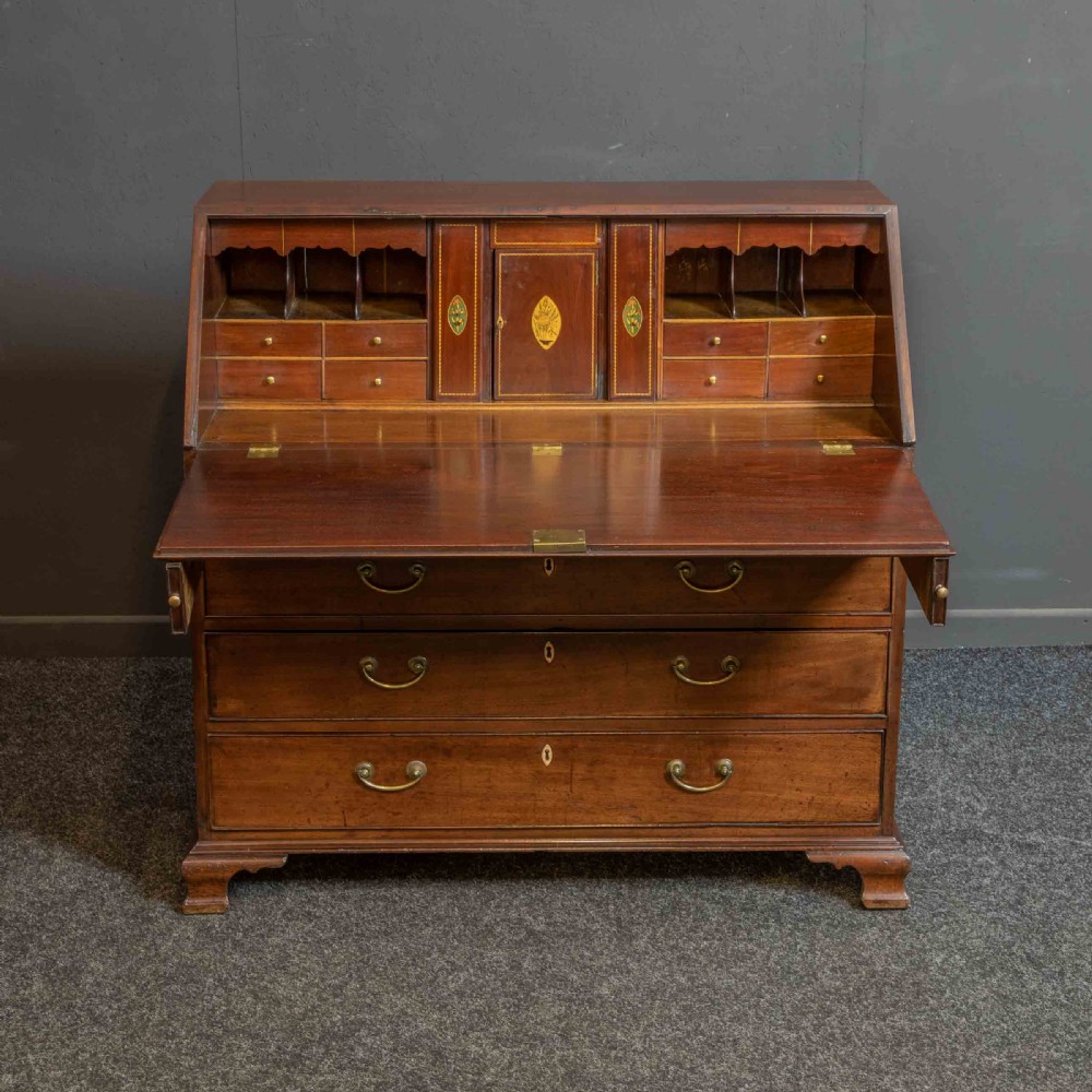 Georgian Mahogany Bureau View VIII