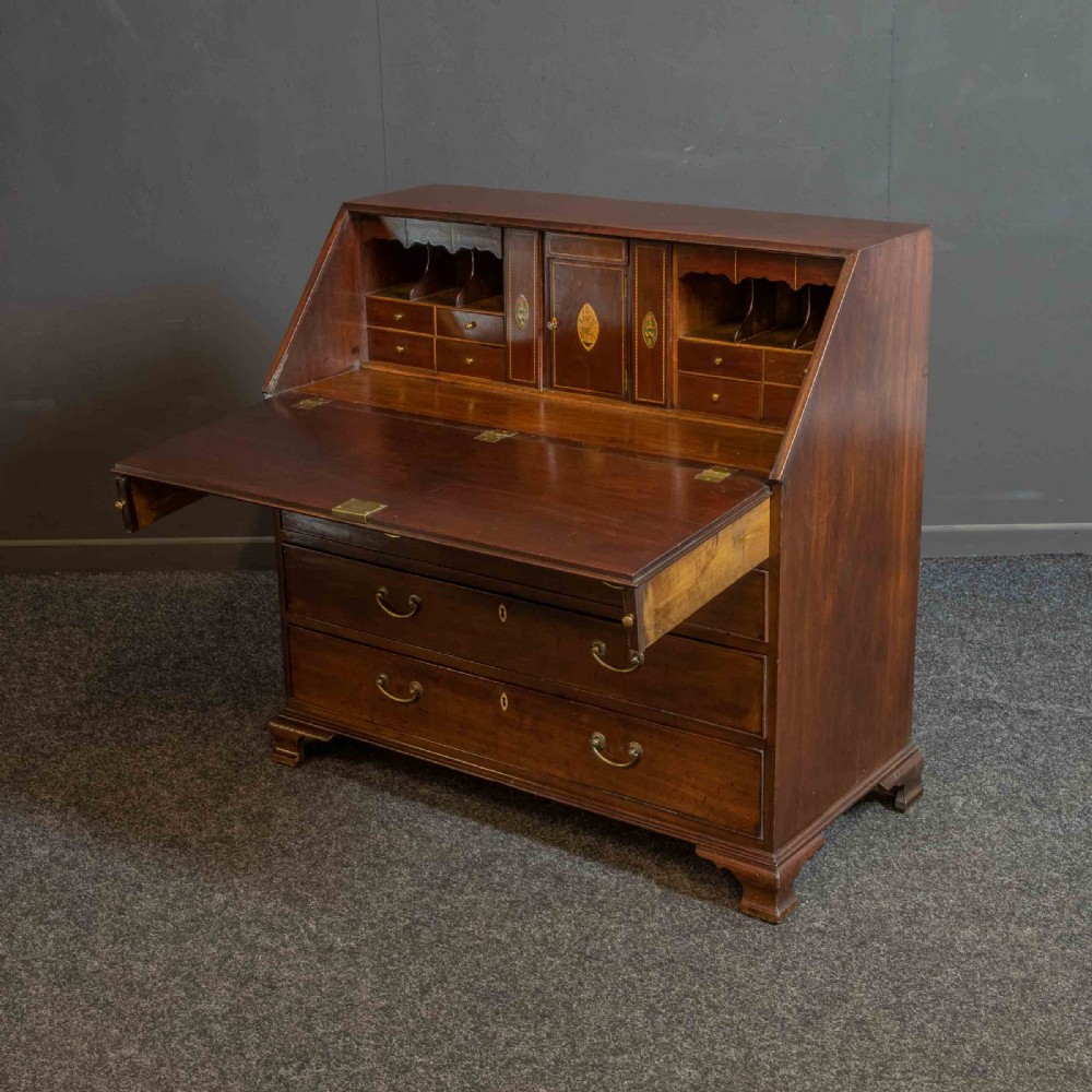 Georgian Mahogany Bureau View IX