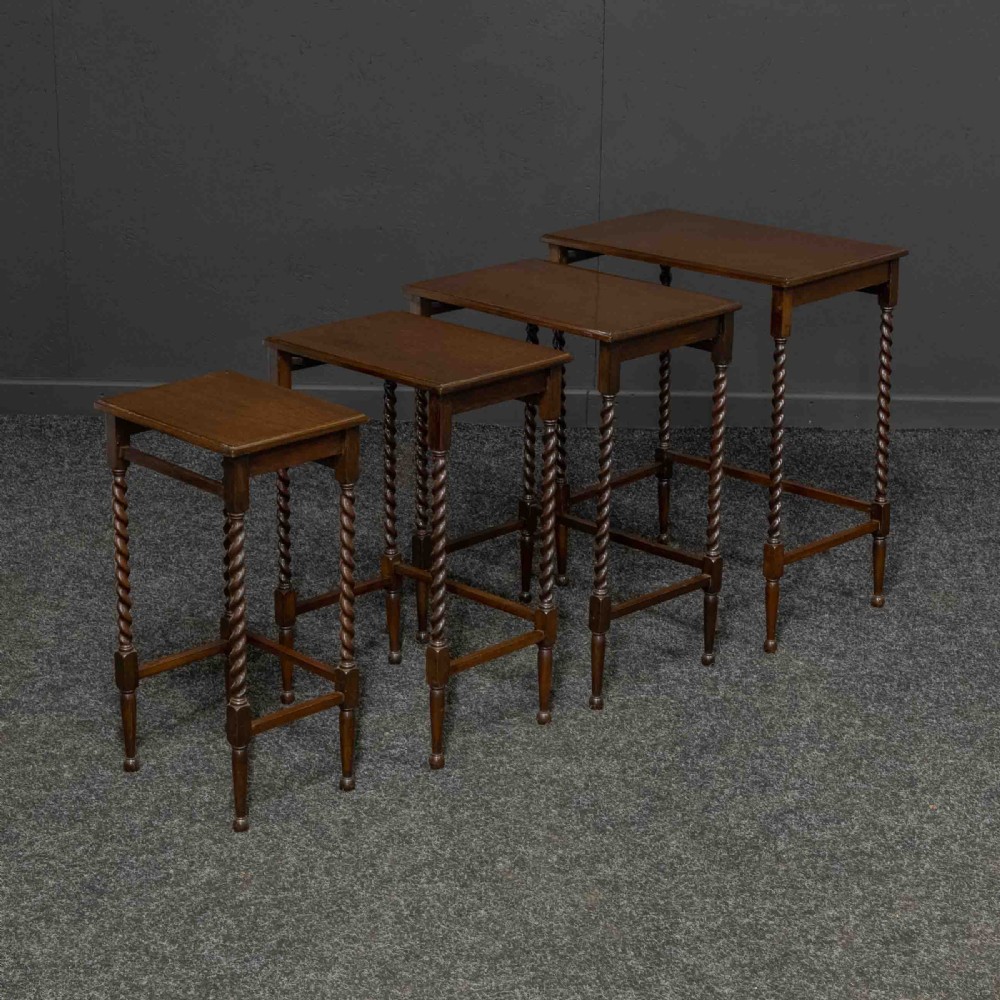 Quartette Mahogany Nest of Tables