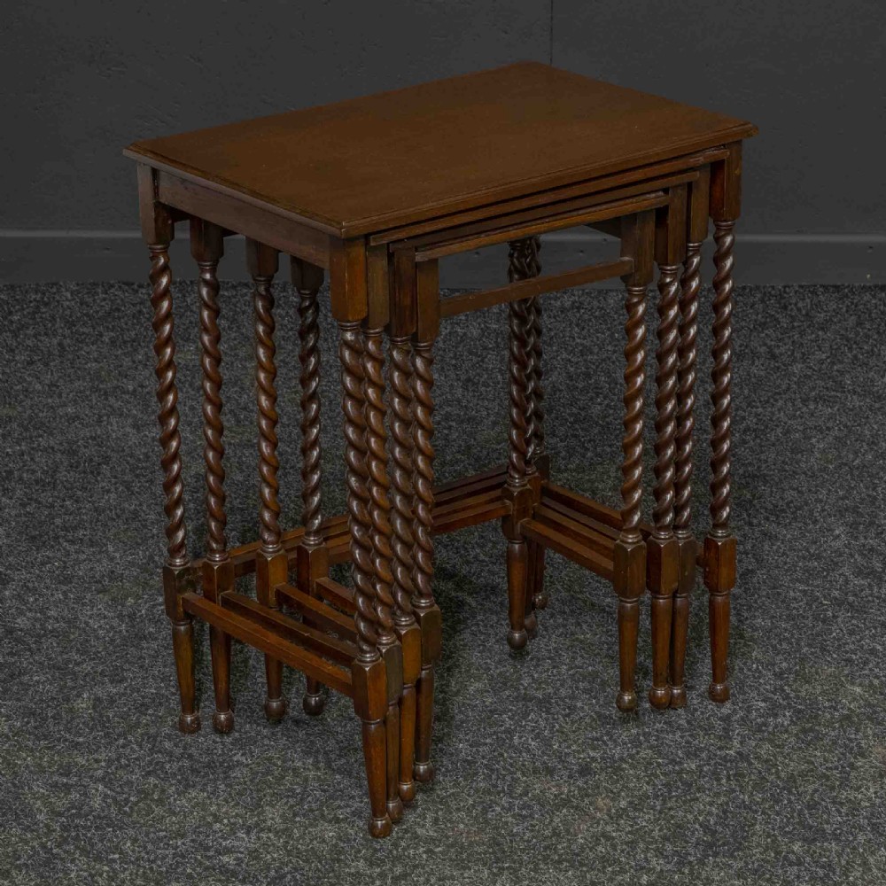 Quartette Mahogany Nest of Tables View II