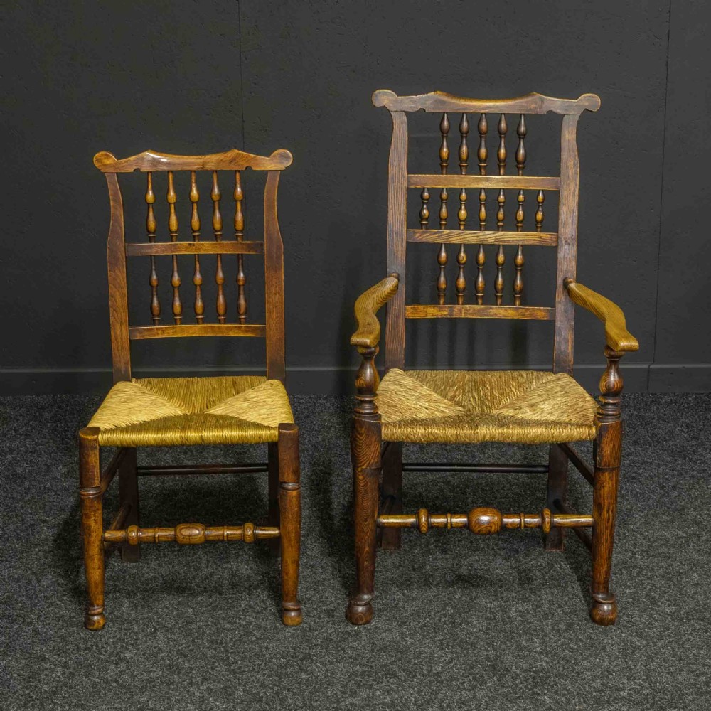 Set of Eight Country Chairs View IV