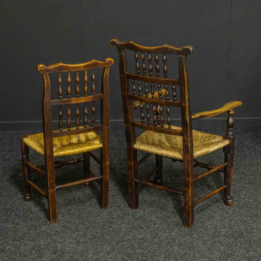 Set of Eight Country Chairs View VIII