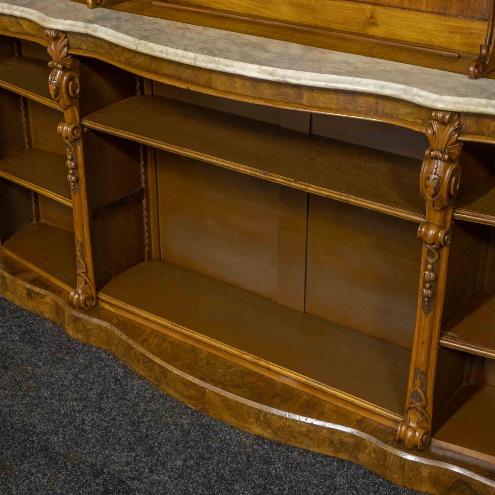 Victorian Walnut Display Bookcase View VII