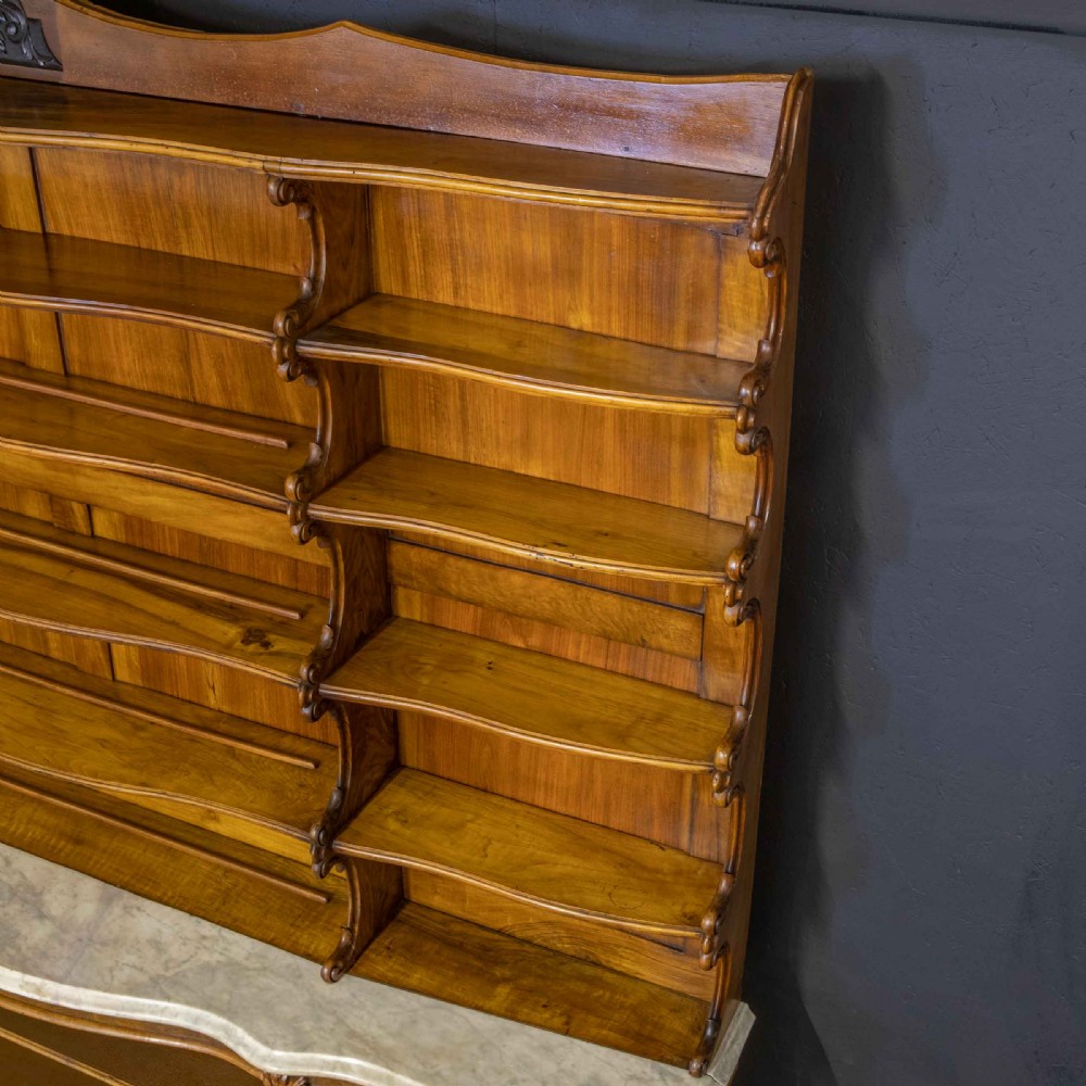 Victorian Walnut Display Bookcase View X