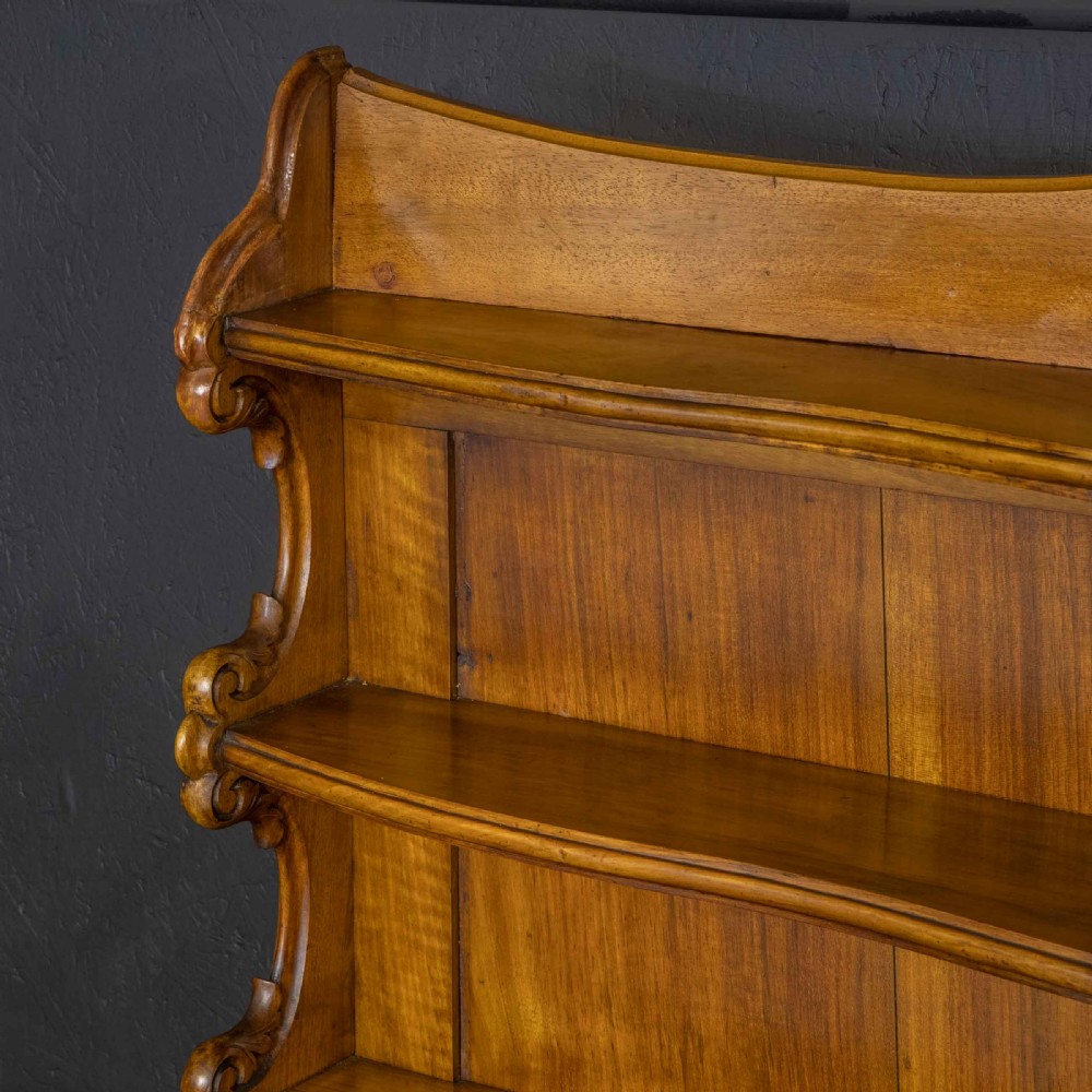 Victorian Walnut Display Bookcase View XII