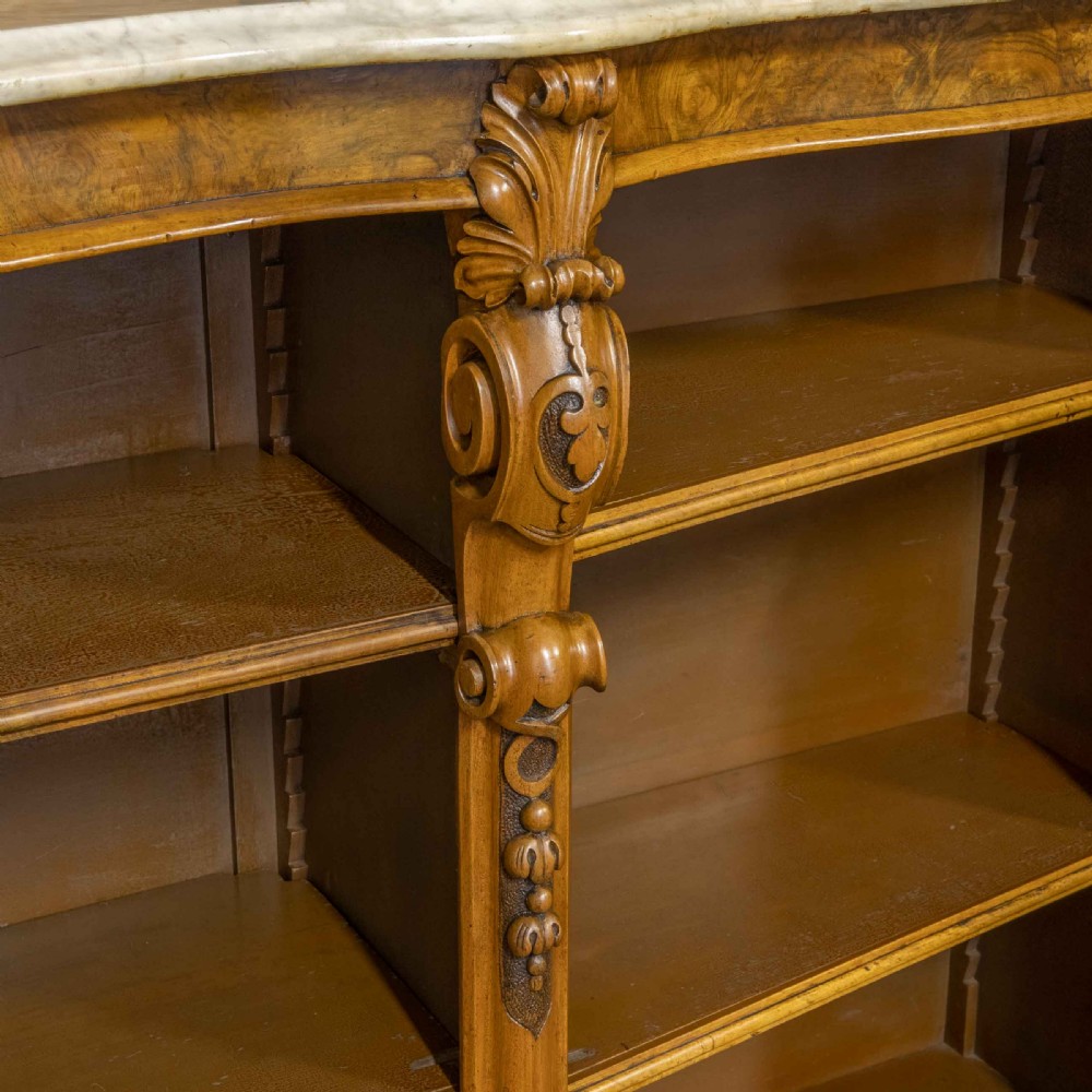 Victorian Walnut Display Bookcase View XIII