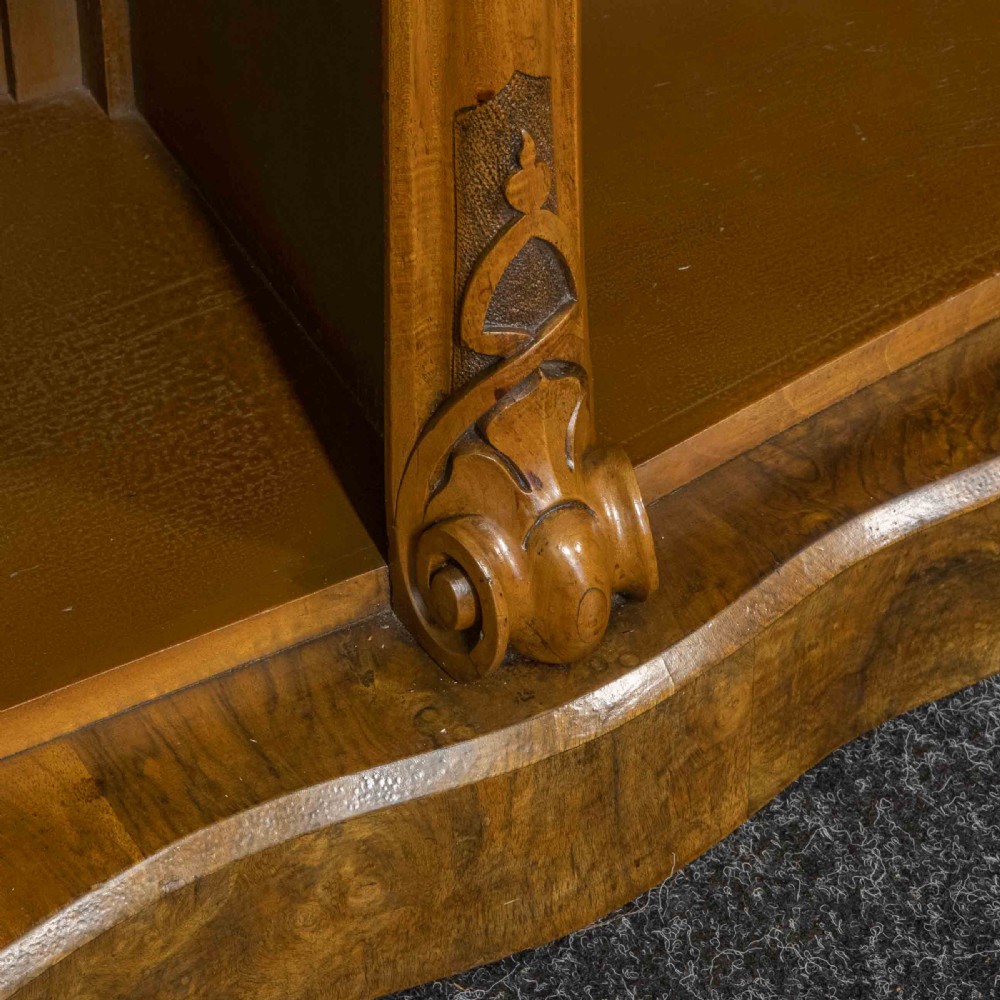 Victorian Walnut Display Bookcase View XIV