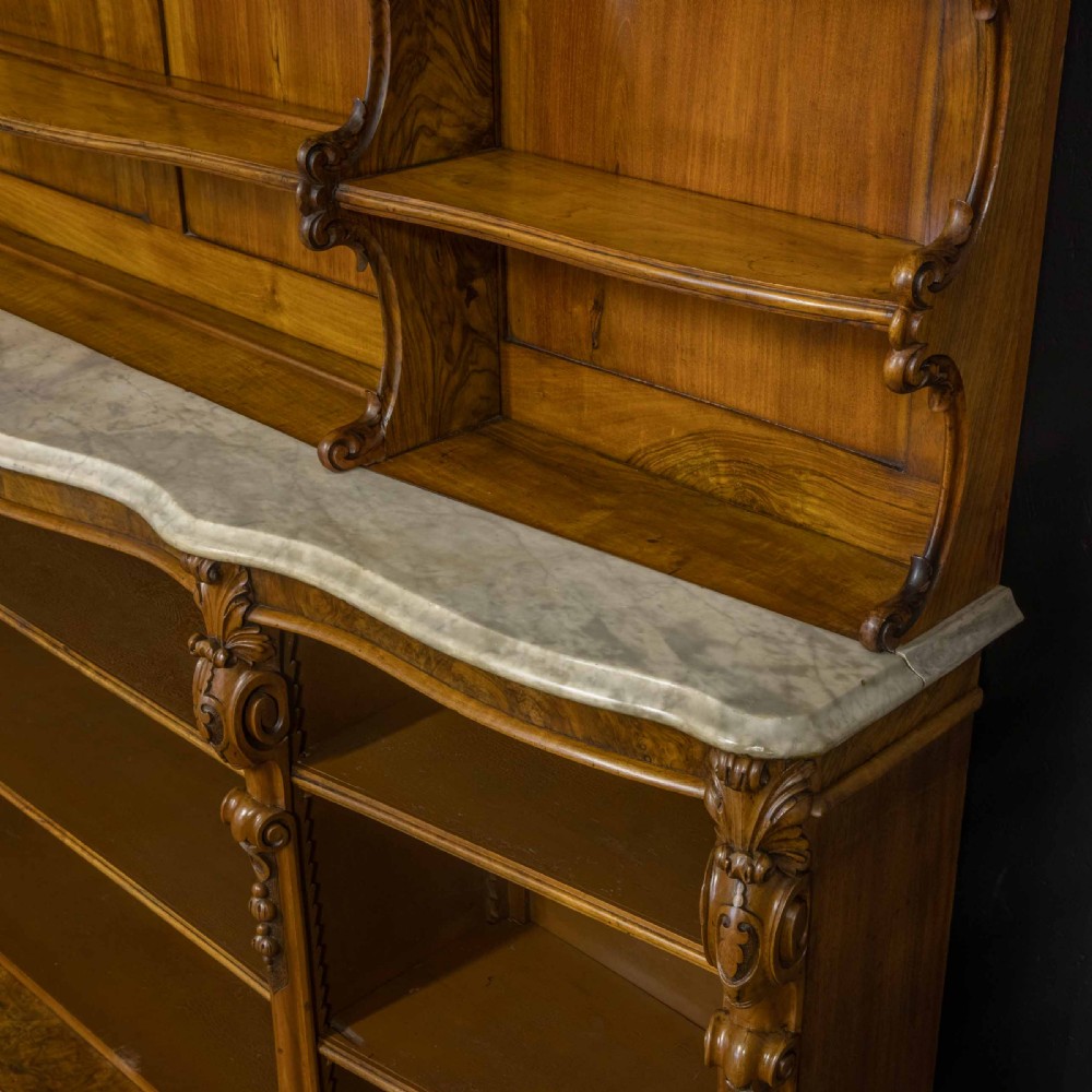 Victorian Walnut Display Bookcase View XVII