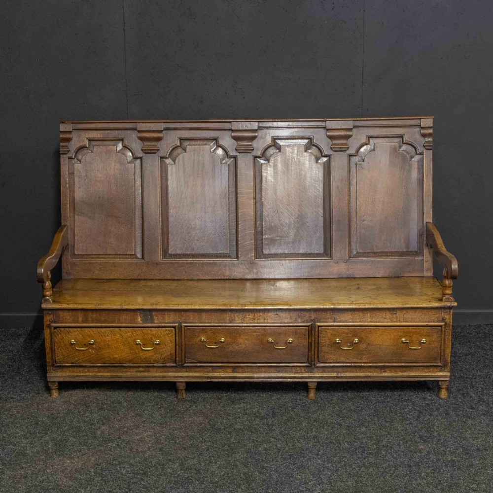 18th Century Oak Settle View II