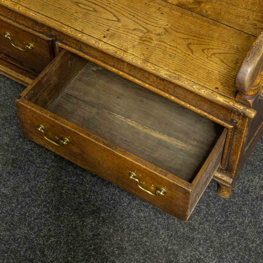 18th Century Oak Settle View IV