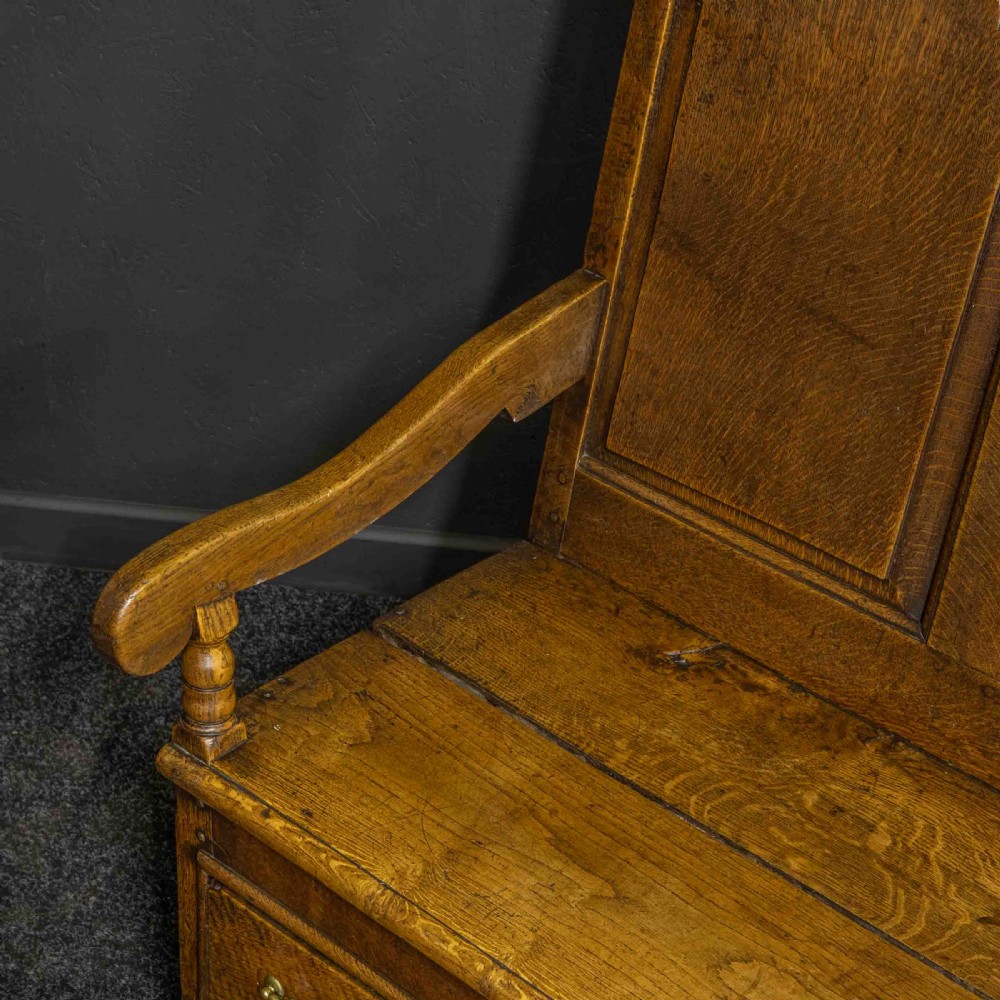 18th Century Oak Settle View V
