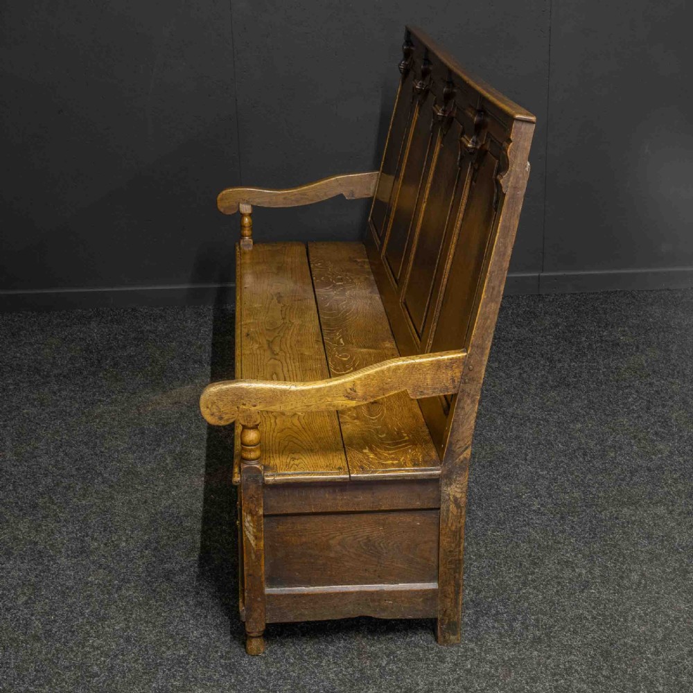 18th Century Oak Settle View VII