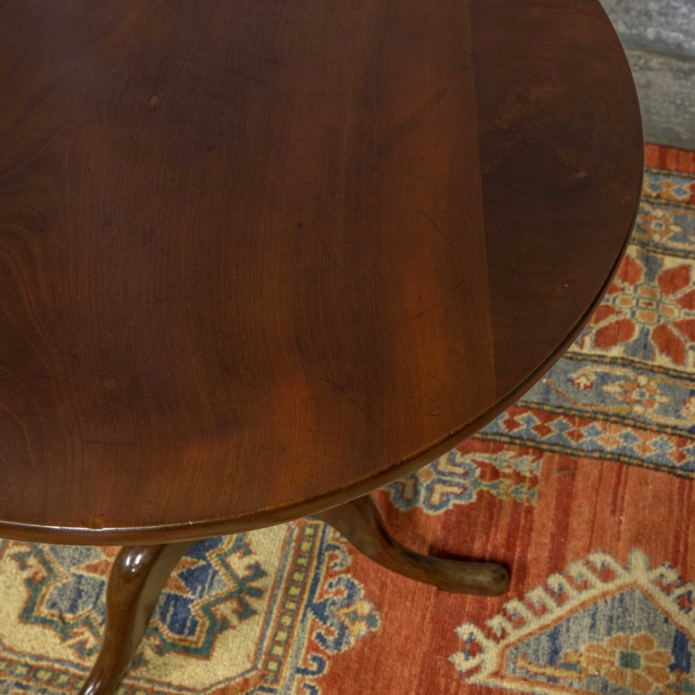 Georgian Mahogany Tripod Table View X