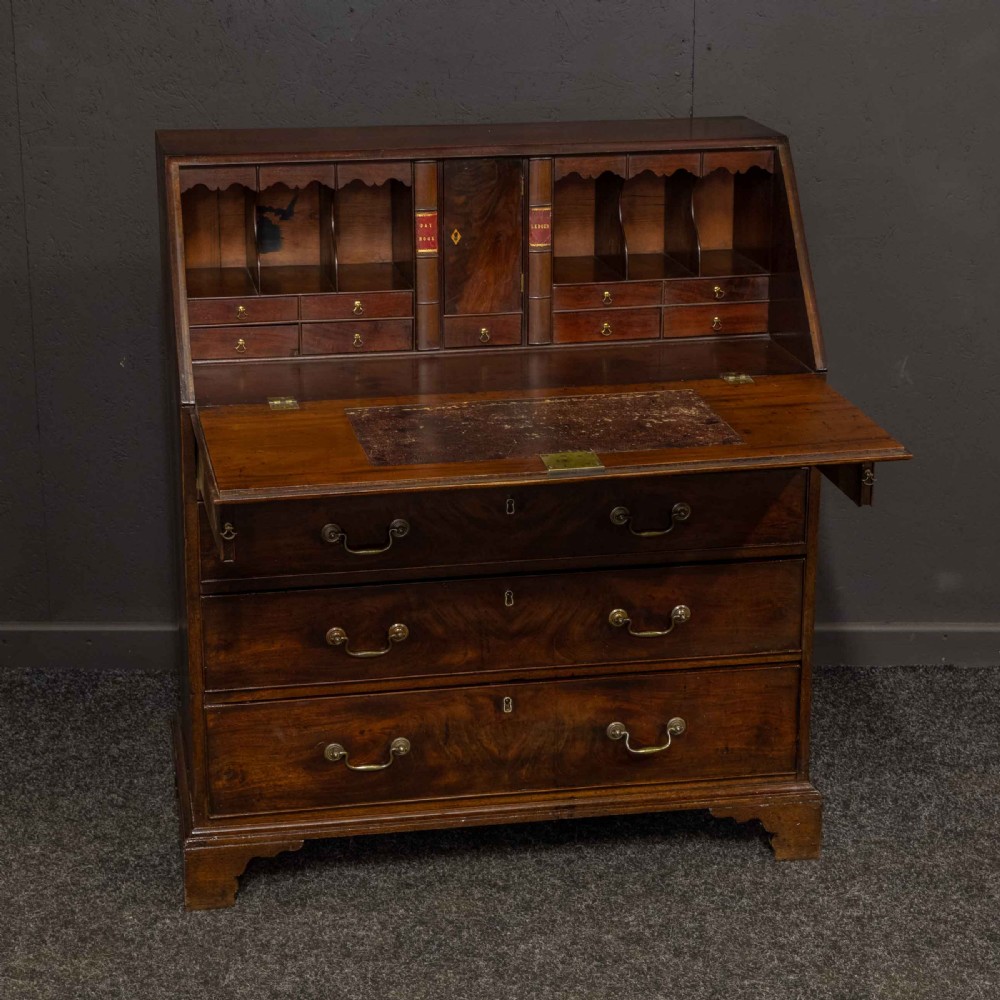 Georgian Mahogany Bureau View III
