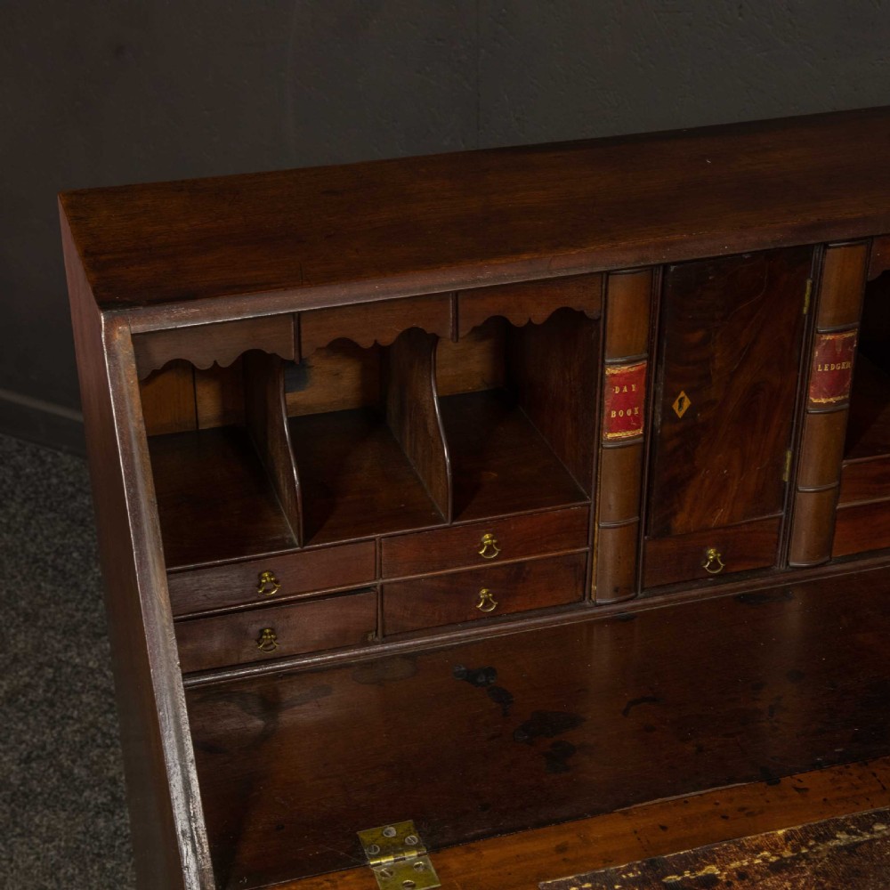 Georgian Mahogany Bureau View IX