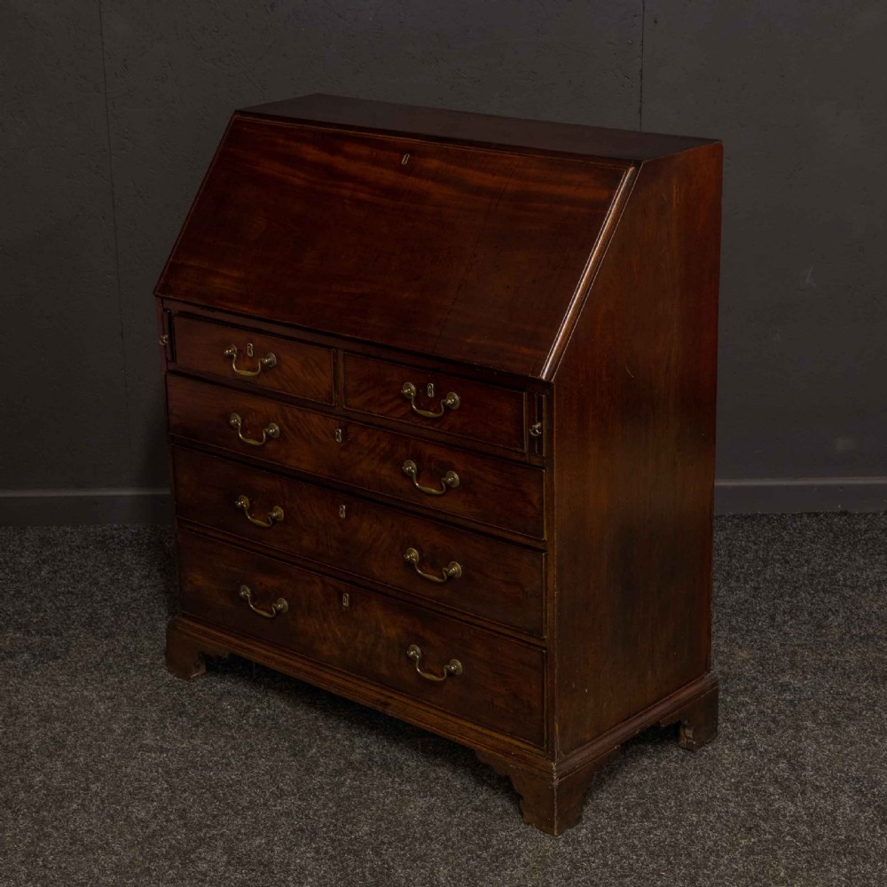 Georgian Mahogany Bureau View XVI