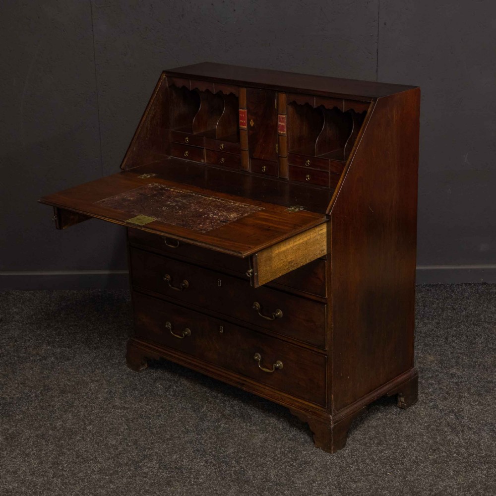 Georgian Mahogany Bureau View XVII