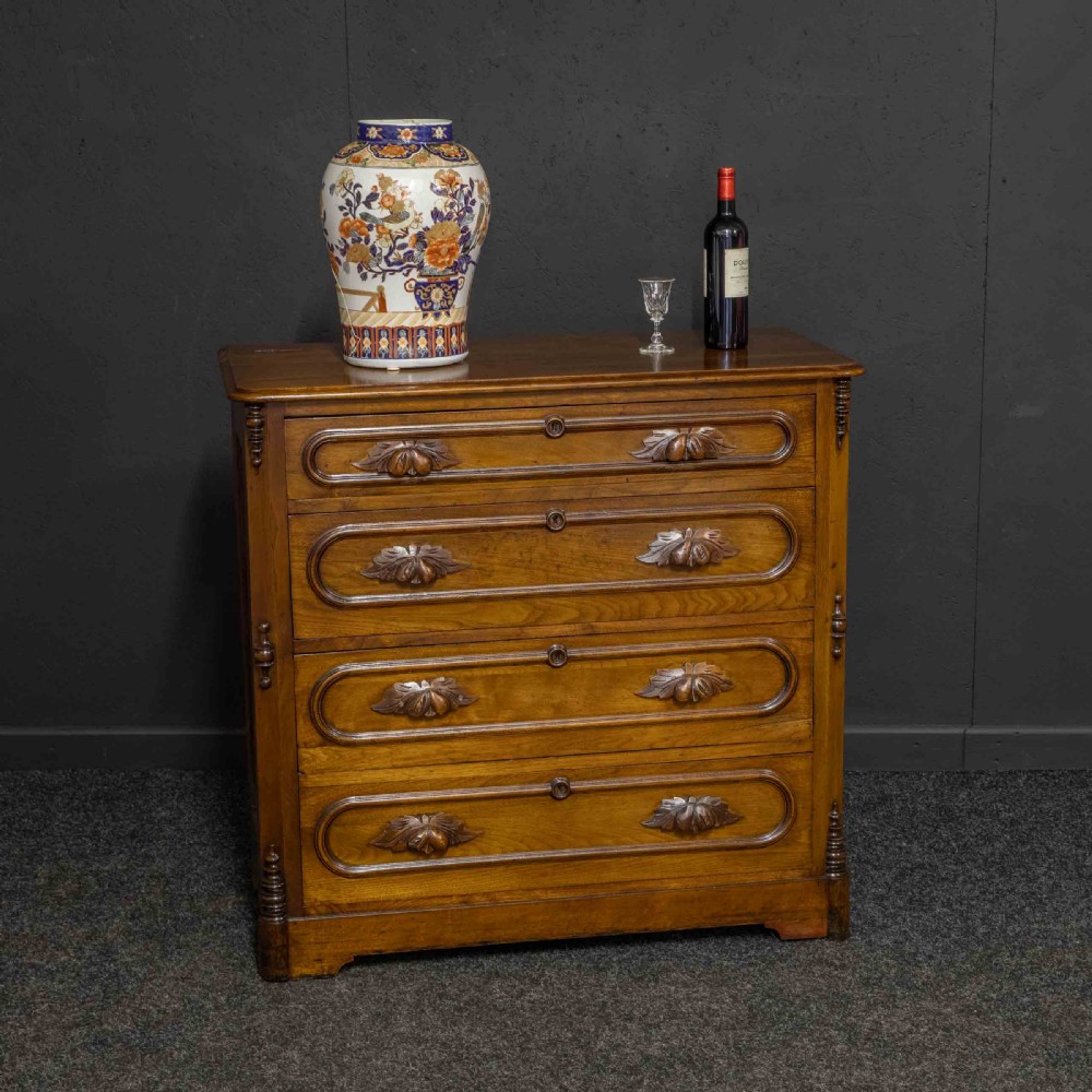 Late 19th Century French Walnut Chest of Drawers View VIII
