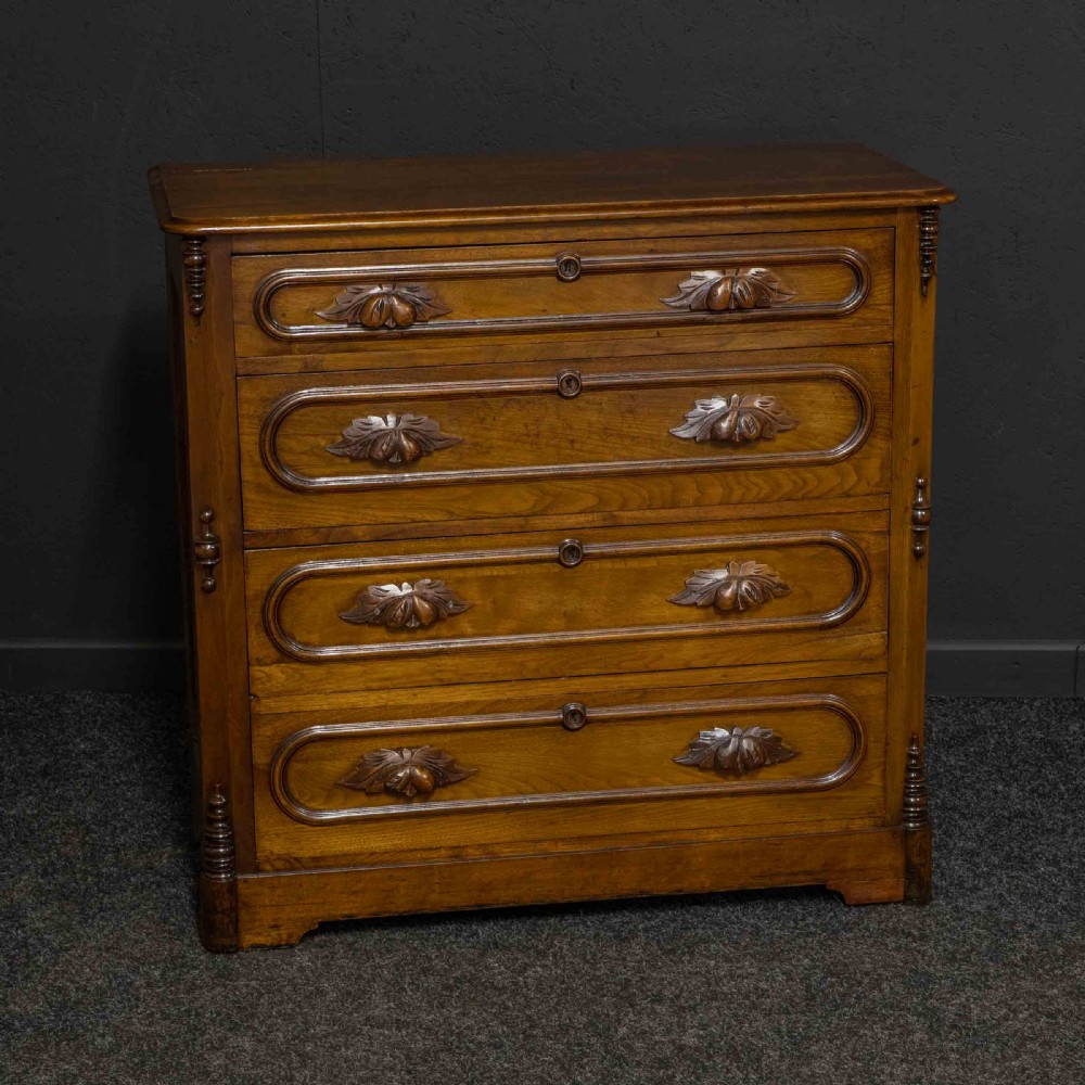 Late 19th Century French Walnut Chest of Drawers View IX