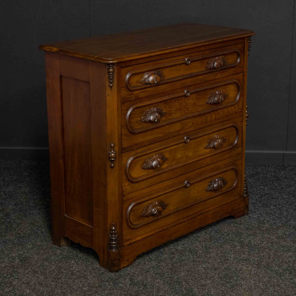 Late 19th Century French Walnut Chest of Drawers View X