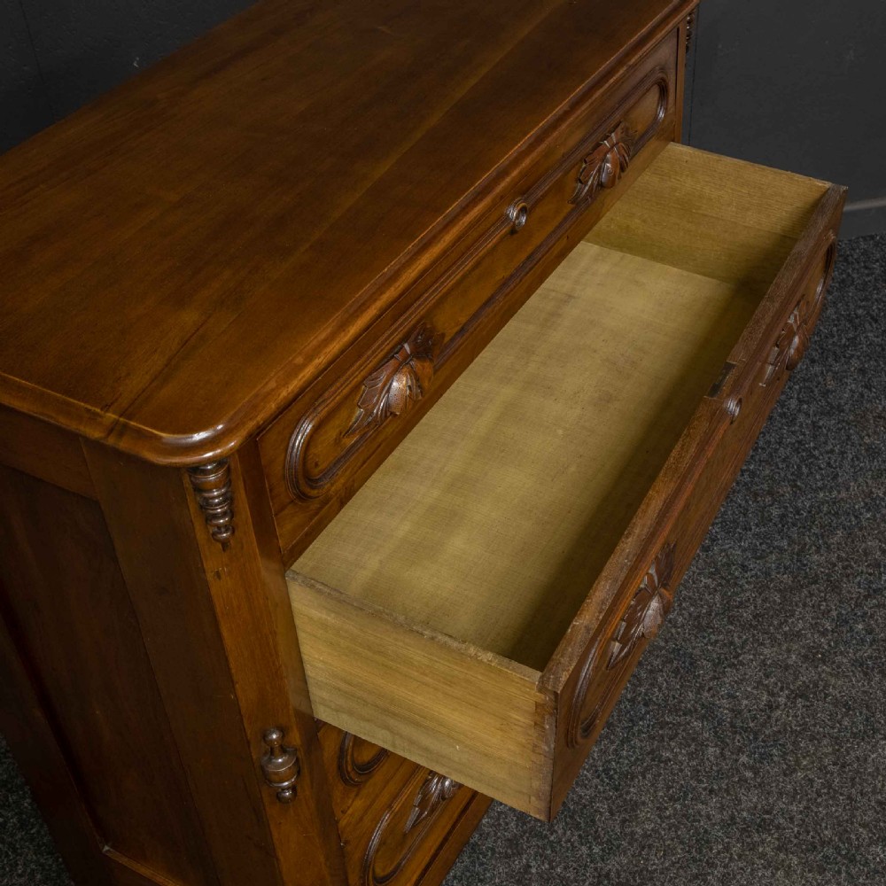 Late 19th Century French Walnut Chest of Drawers View XI
