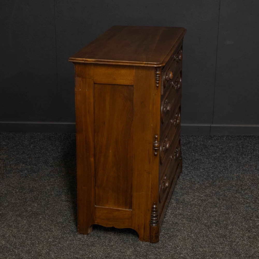 Late 19th Century French Walnut Chest of Drawers View XII
