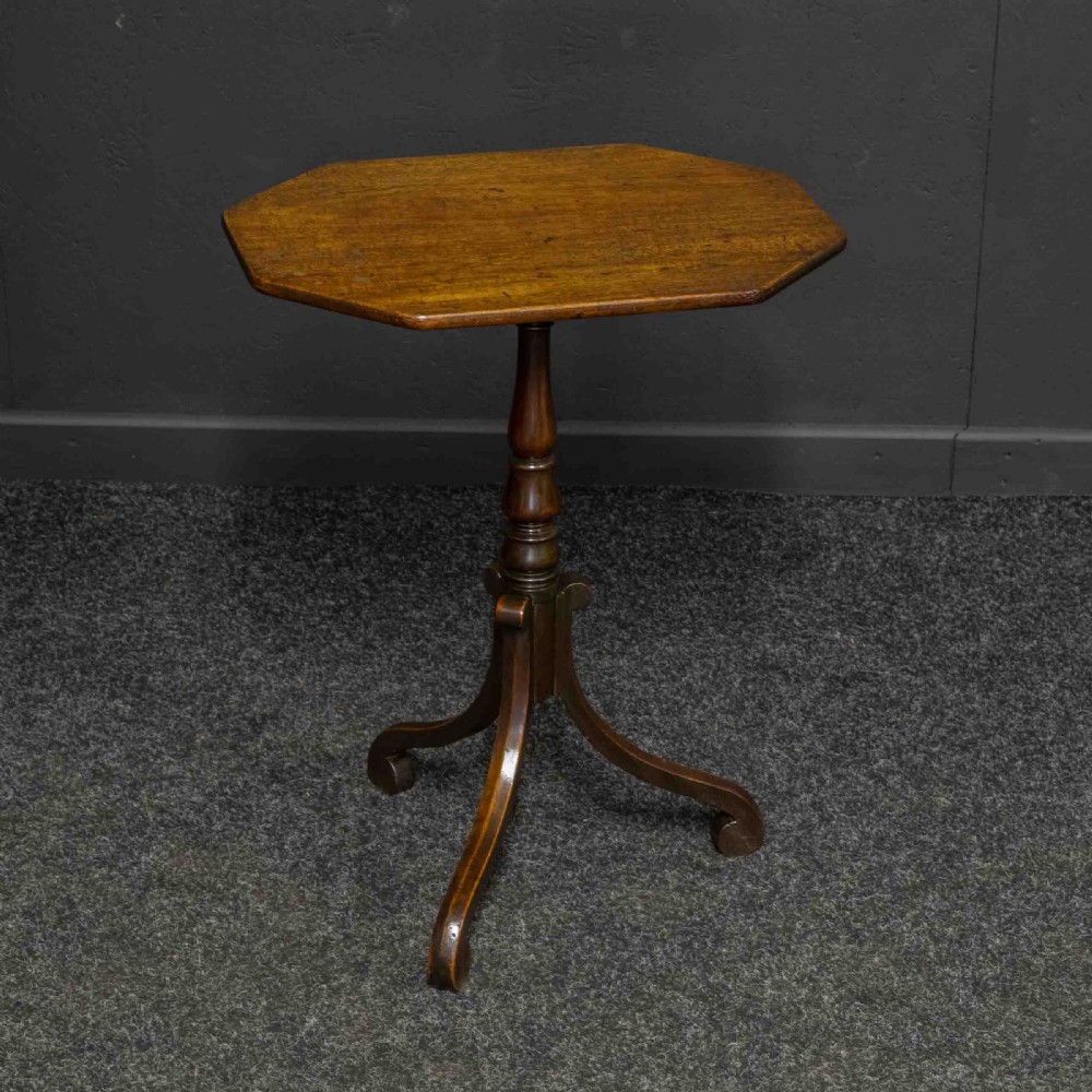 George 3rd Mahogany Tripod Table View VII