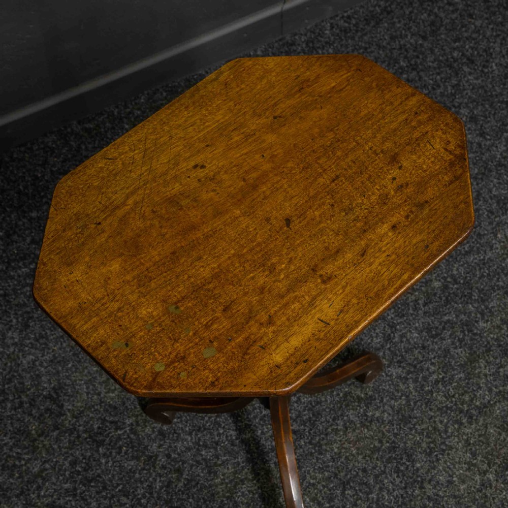 George 3rd Mahogany Tripod Table View VIII