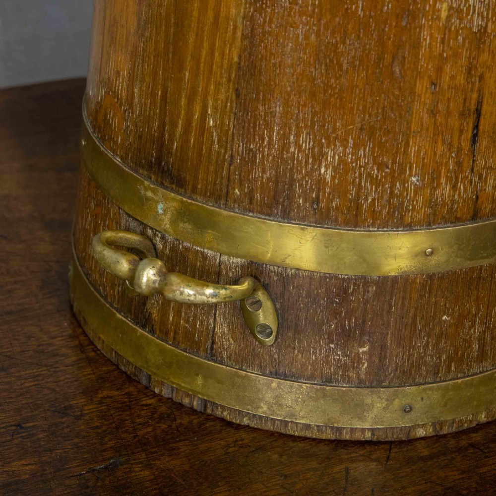 Edwardian Oak Coal Scuttle View VIII