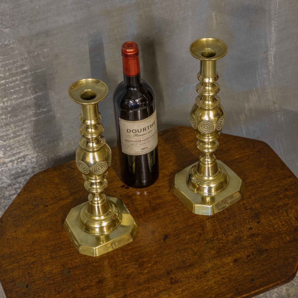 Victorian Good Luck Candlesticks View II