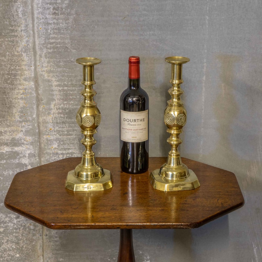 Victorian Good Luck Candlesticks View IV