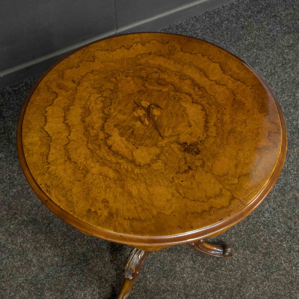 Victorian Walnut Tripod Table View III