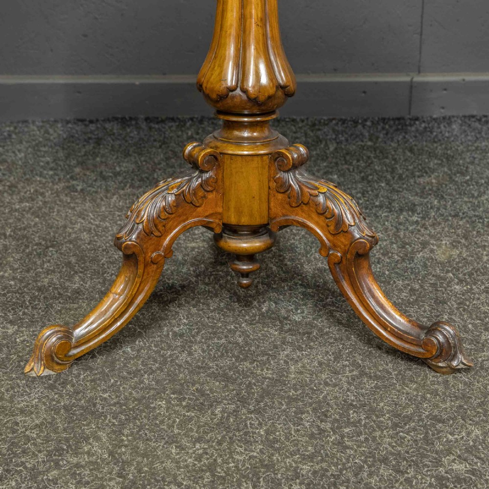 Victorian Walnut Tripod Table View VII