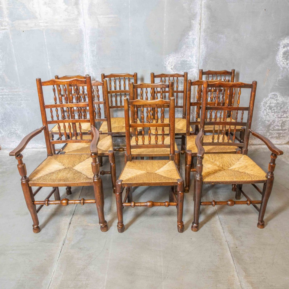 Set of Ten Lancashire Spindlebacks
