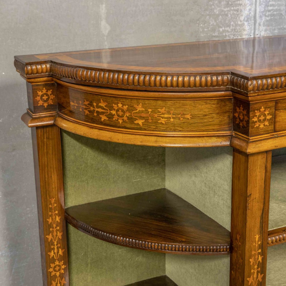 Inlaid Rosewood Credenza View IV