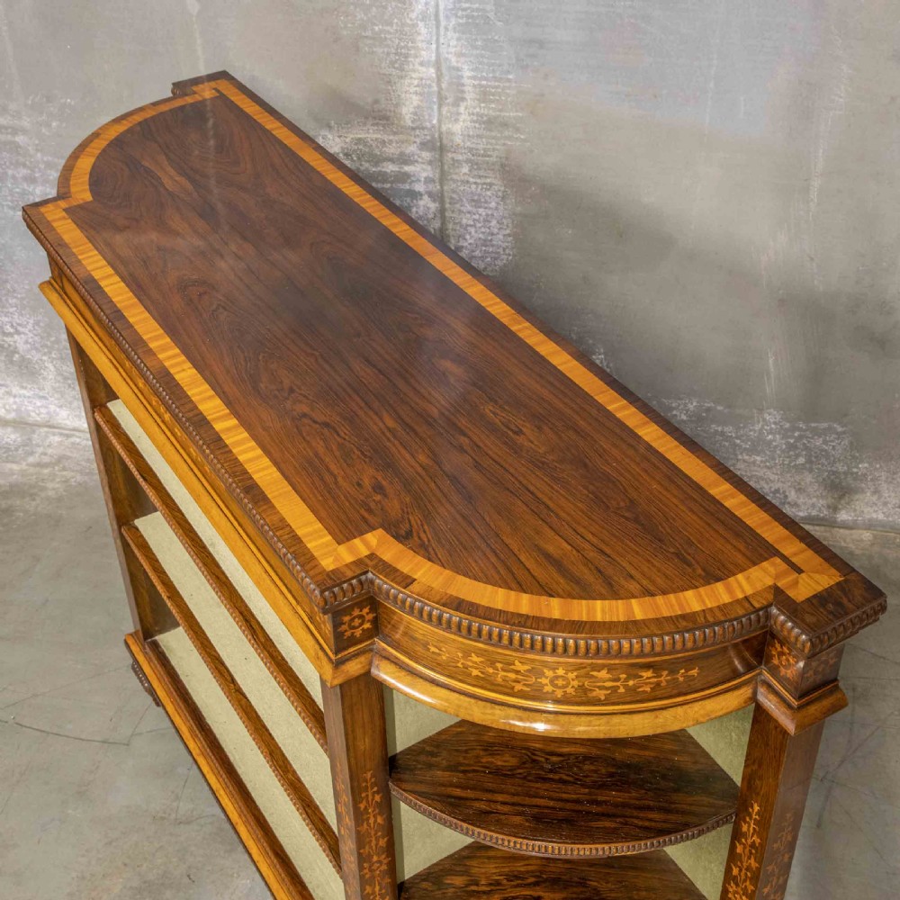 Inlaid Rosewood Credenza View V