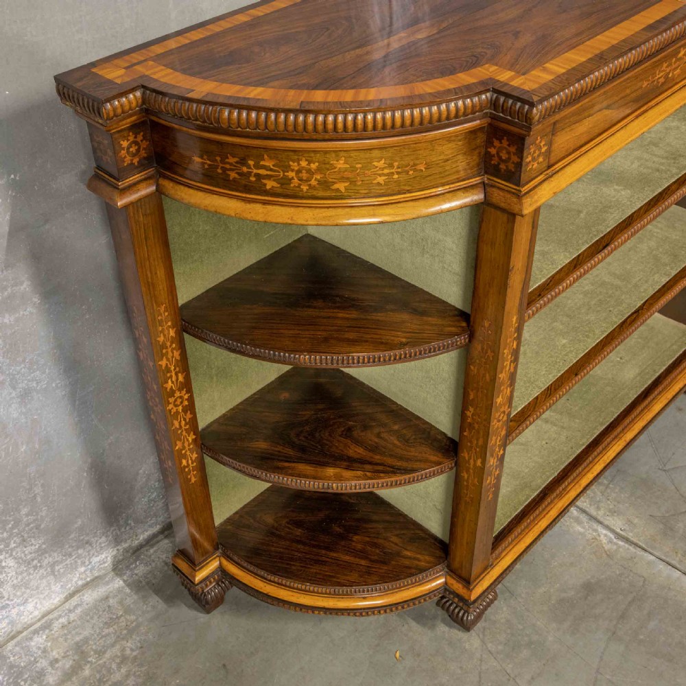 Inlaid Rosewood Credenza View VI