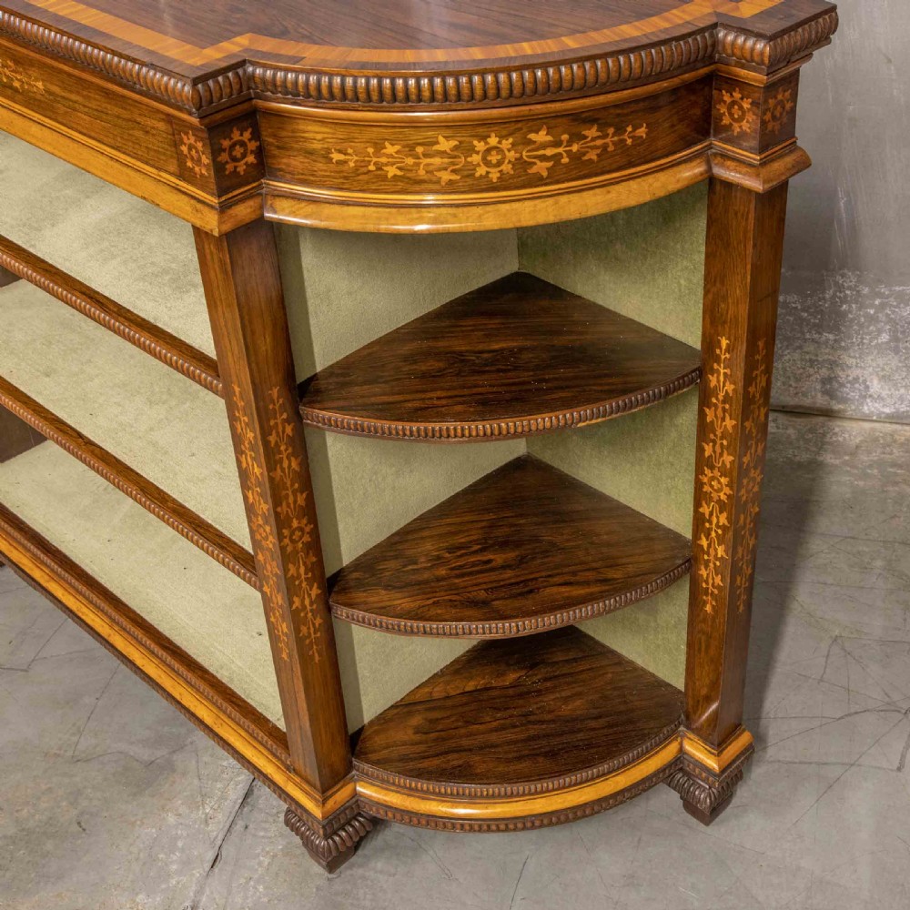 Inlaid Rosewood Credenza View VII