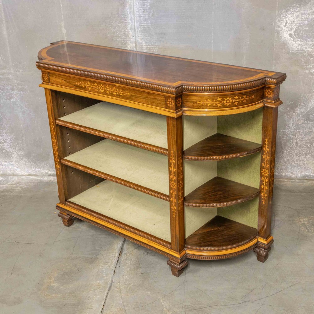 Inlaid Rosewood Credenza View VIII