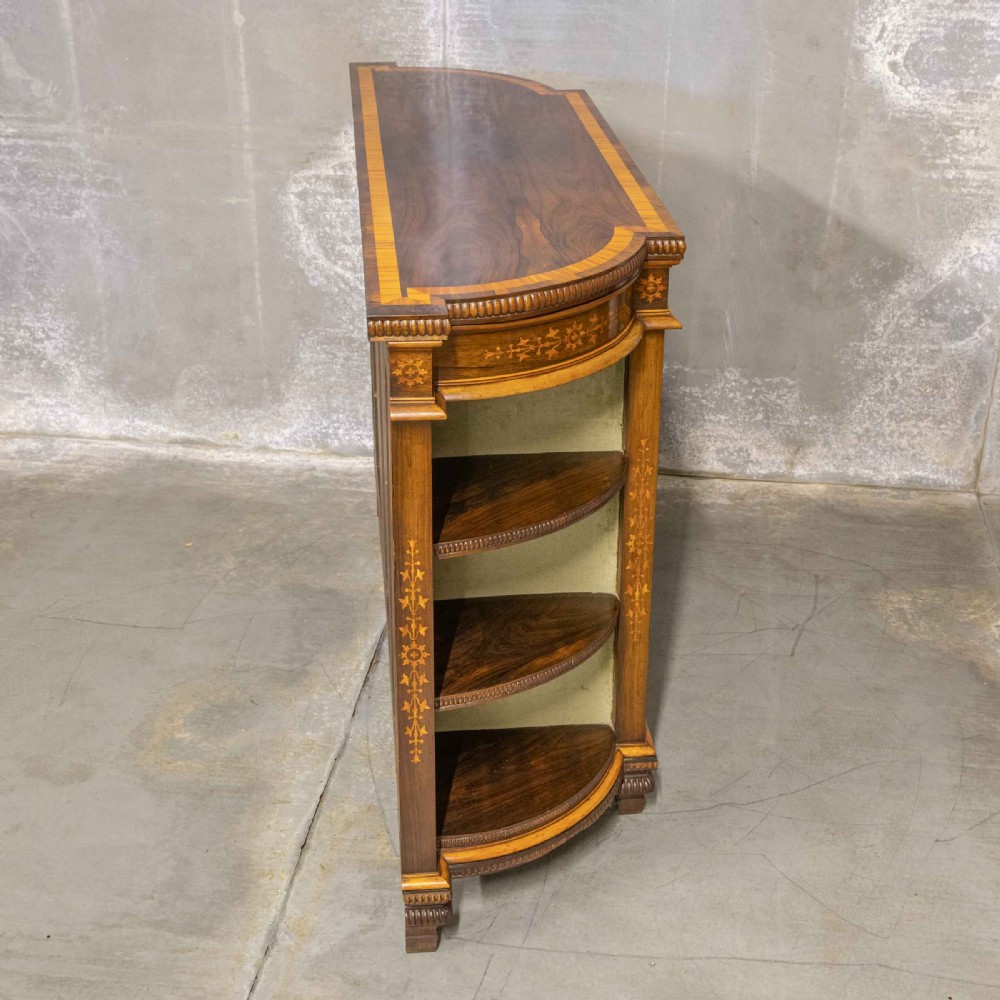 Inlaid Rosewood Credenza View XI