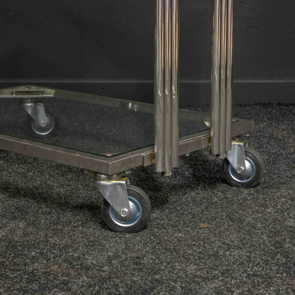 Rare Art Deco Tea Trolley View XII