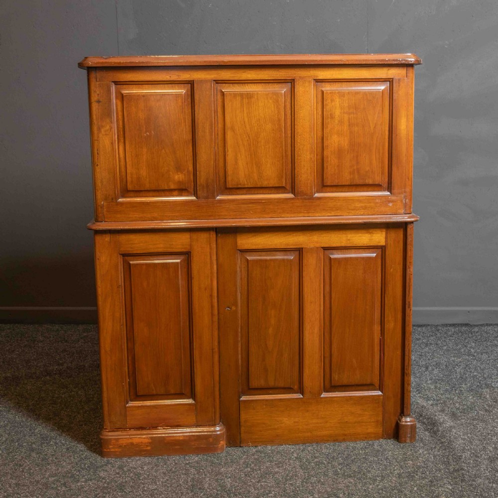 Edwardian Walnut Roll Top Desk View II