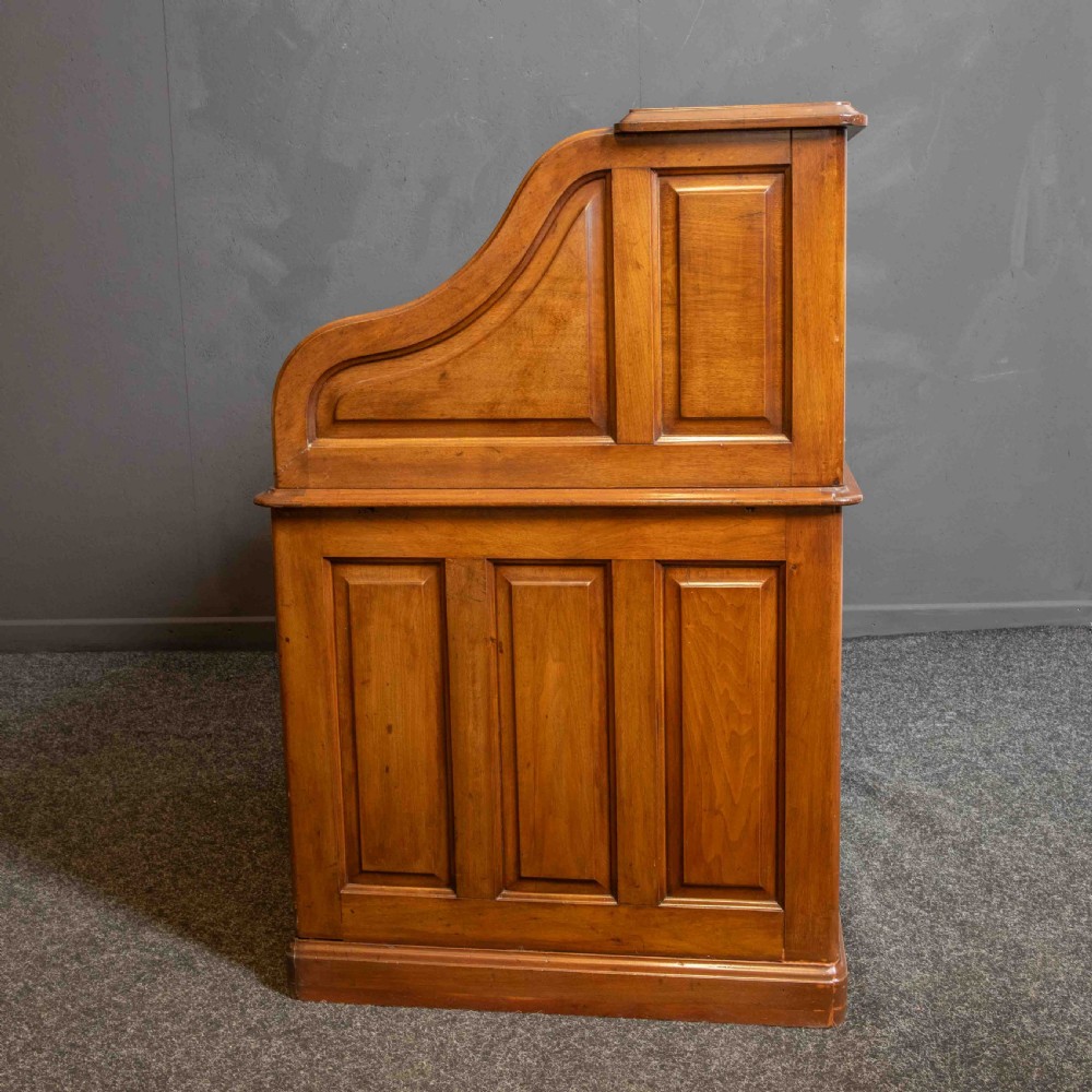 Edwardian Walnut Roll Top Desk View III