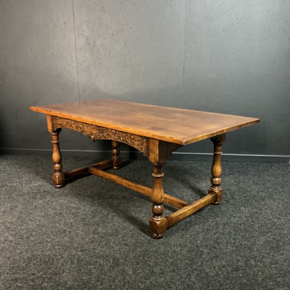 Antique Acorn Refectory Table 