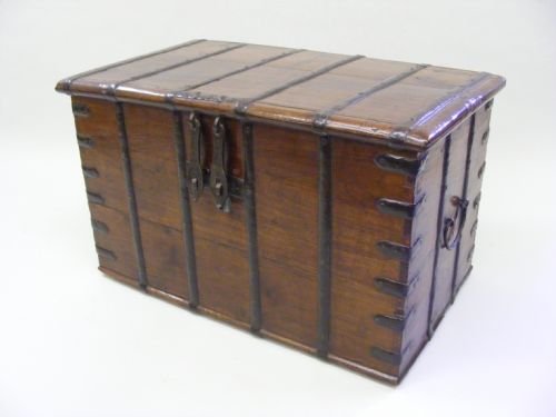 18th Century Teak Indian Trunk