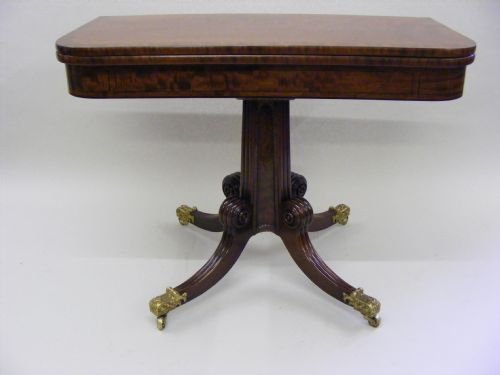 An Impressive William IV Mahogany Tea Table.