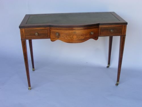 An Edwardian Rosewood Writing Table